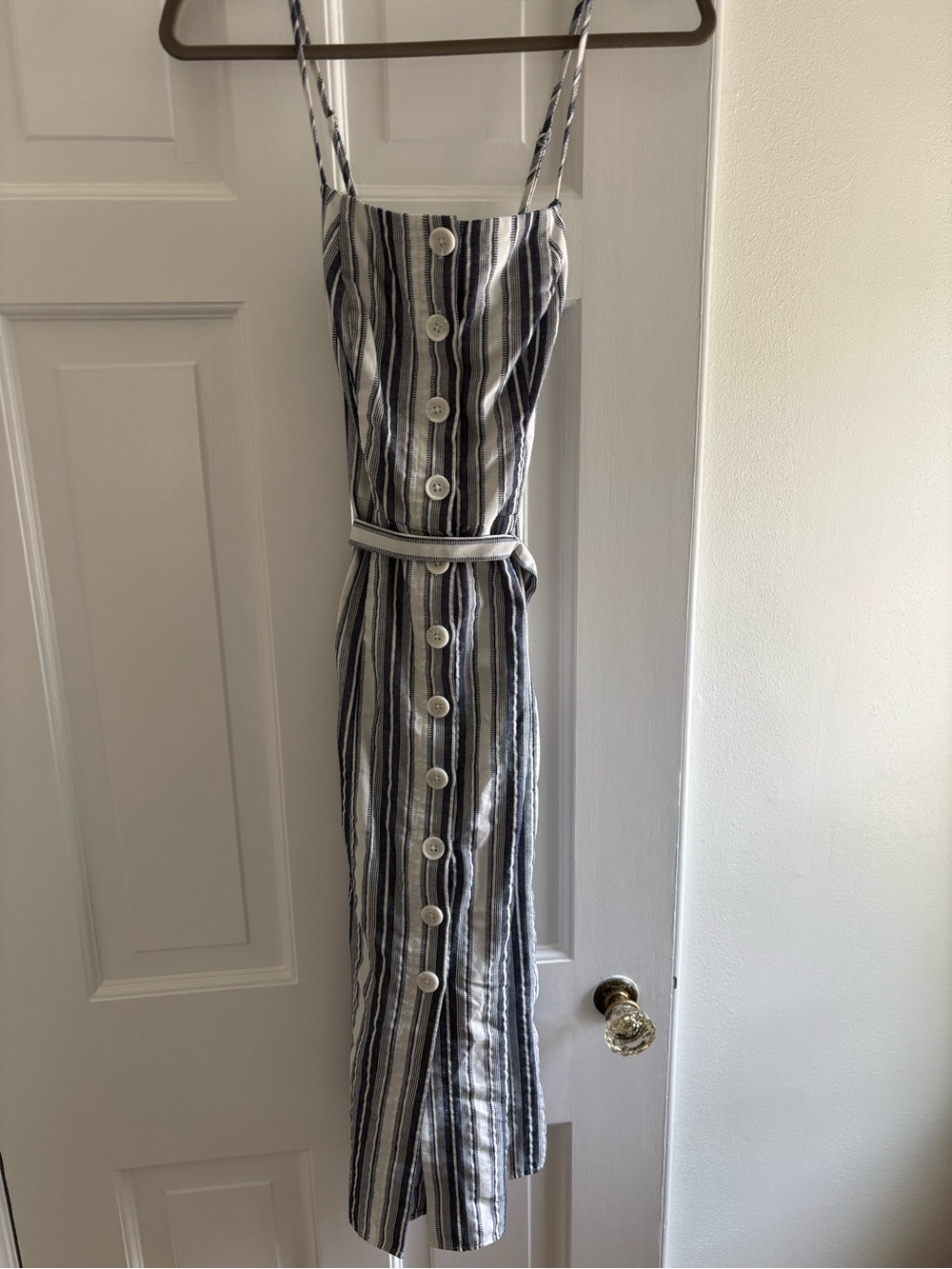 The Fifth Label Poetic Striped Button-Front Midi Dress US 0–2